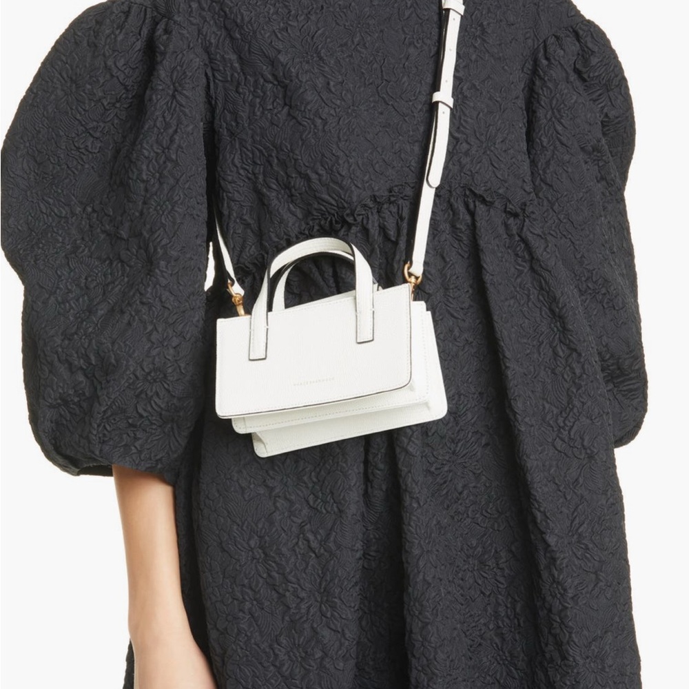 Marge Sherwood Mini Grandma Reptile Embossed Leather Bag